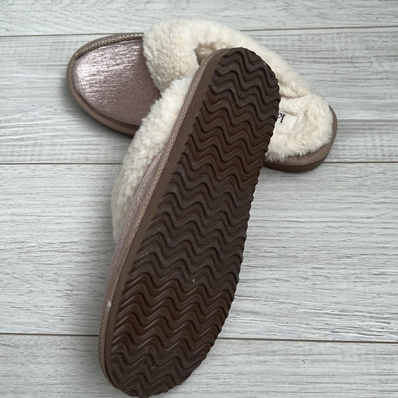 Kooba Pink Shimmer Slippers Small - Picture 4 of 4